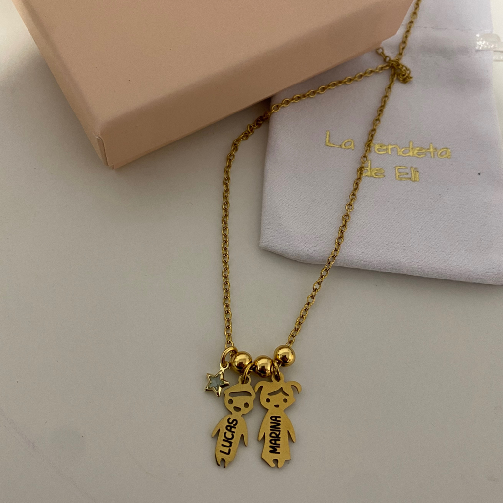 COLGANTE NIÑOS ACERO