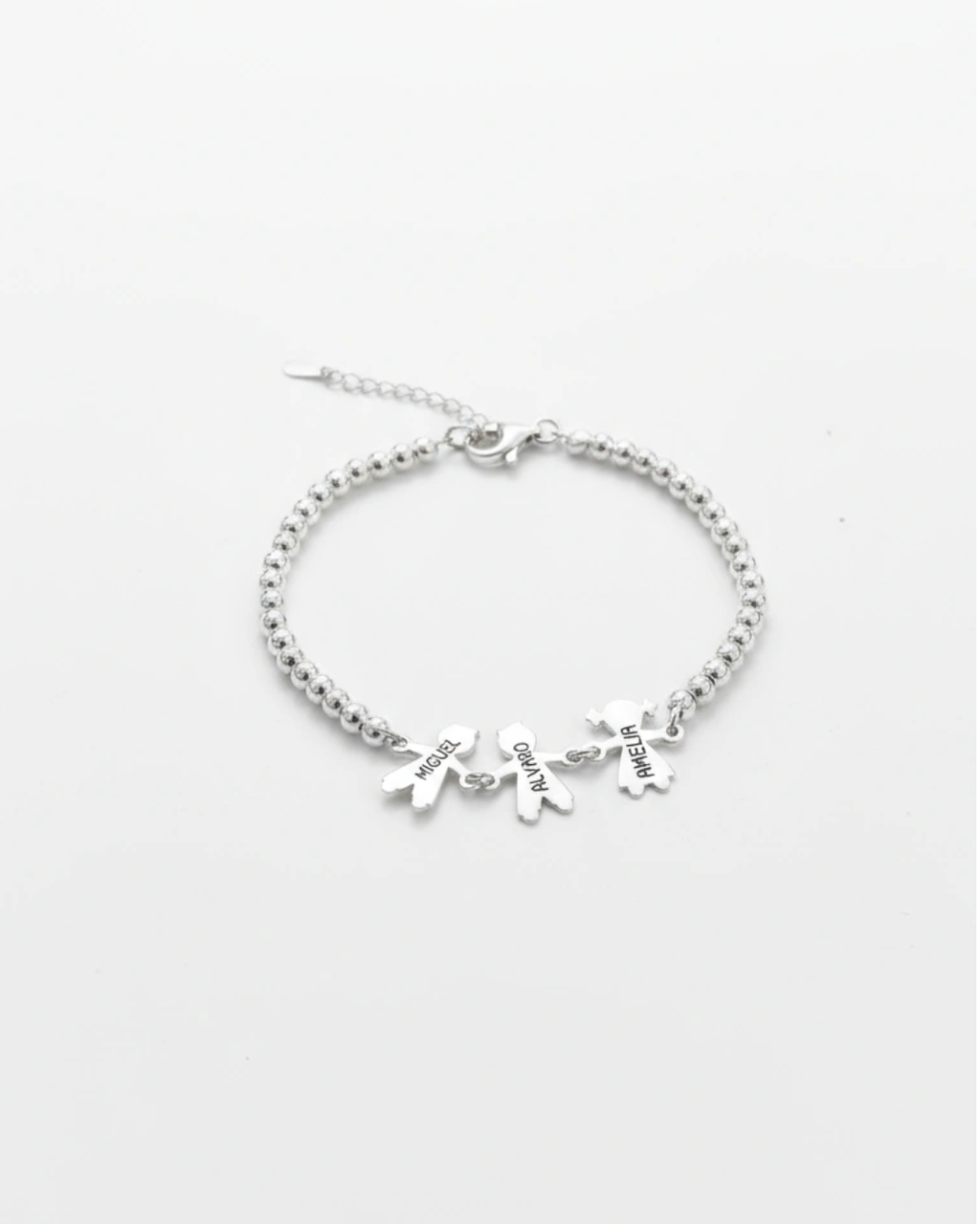 PULSERA BOLAS NIÑOS PLATA DE LEY