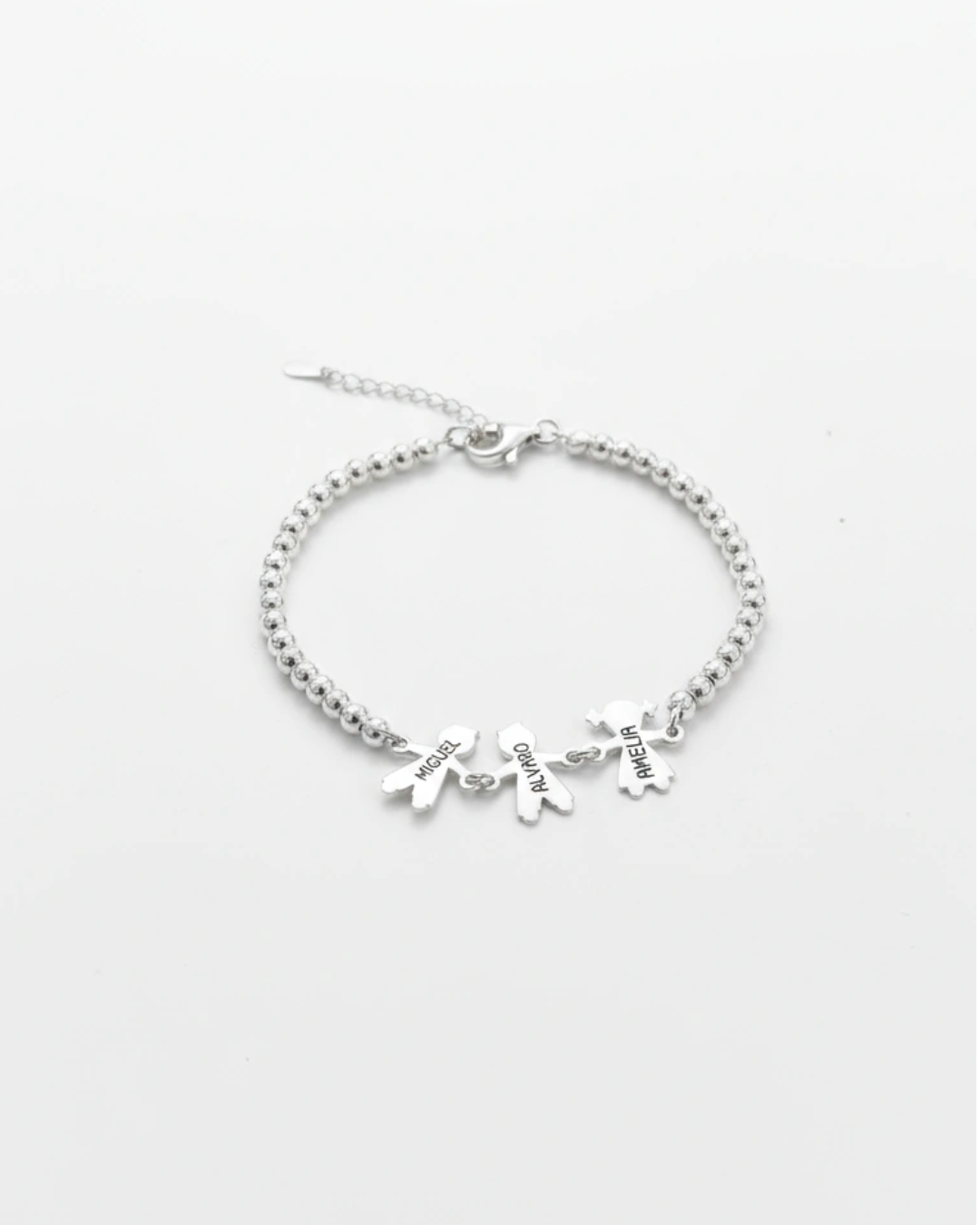 PULSERA BOLAS NIÑOS PLATA DE LEY