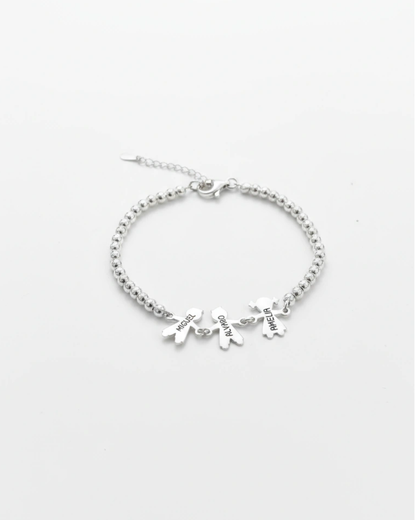 PULSERA BOLAS NIÑOS PLATA DE LEY