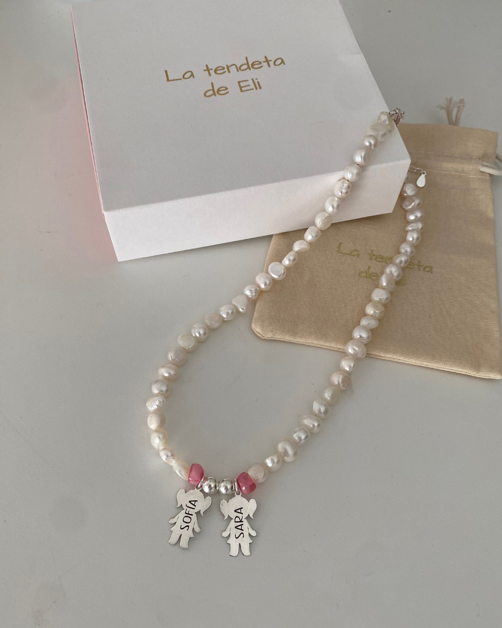 COLLAR PLATA DE LEY Y PERLAS
