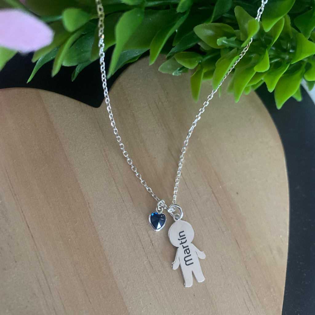 COLGANTE NIÑOS PLATA LEY