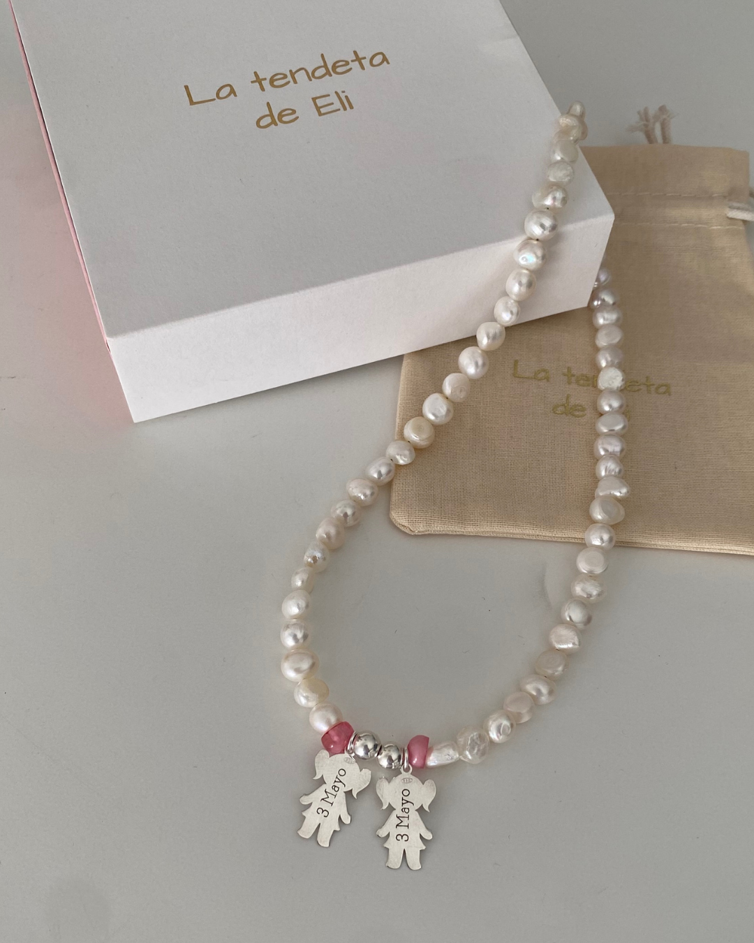 COLLAR PLATA DE LEY Y PERLAS