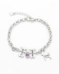 PULSERA NIÑOS Y MASCOTA PLATA DE LEY