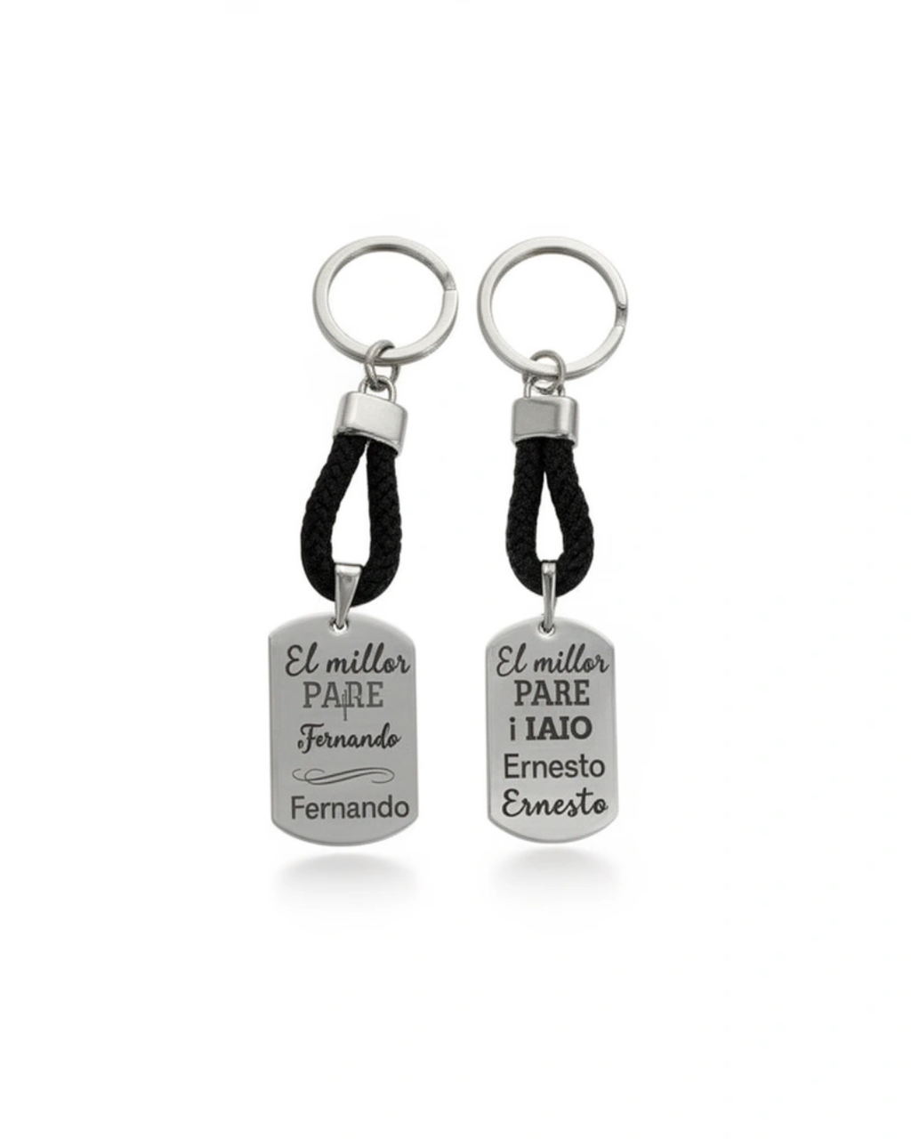 LLAVERO CUERDA BAÑO PLATA