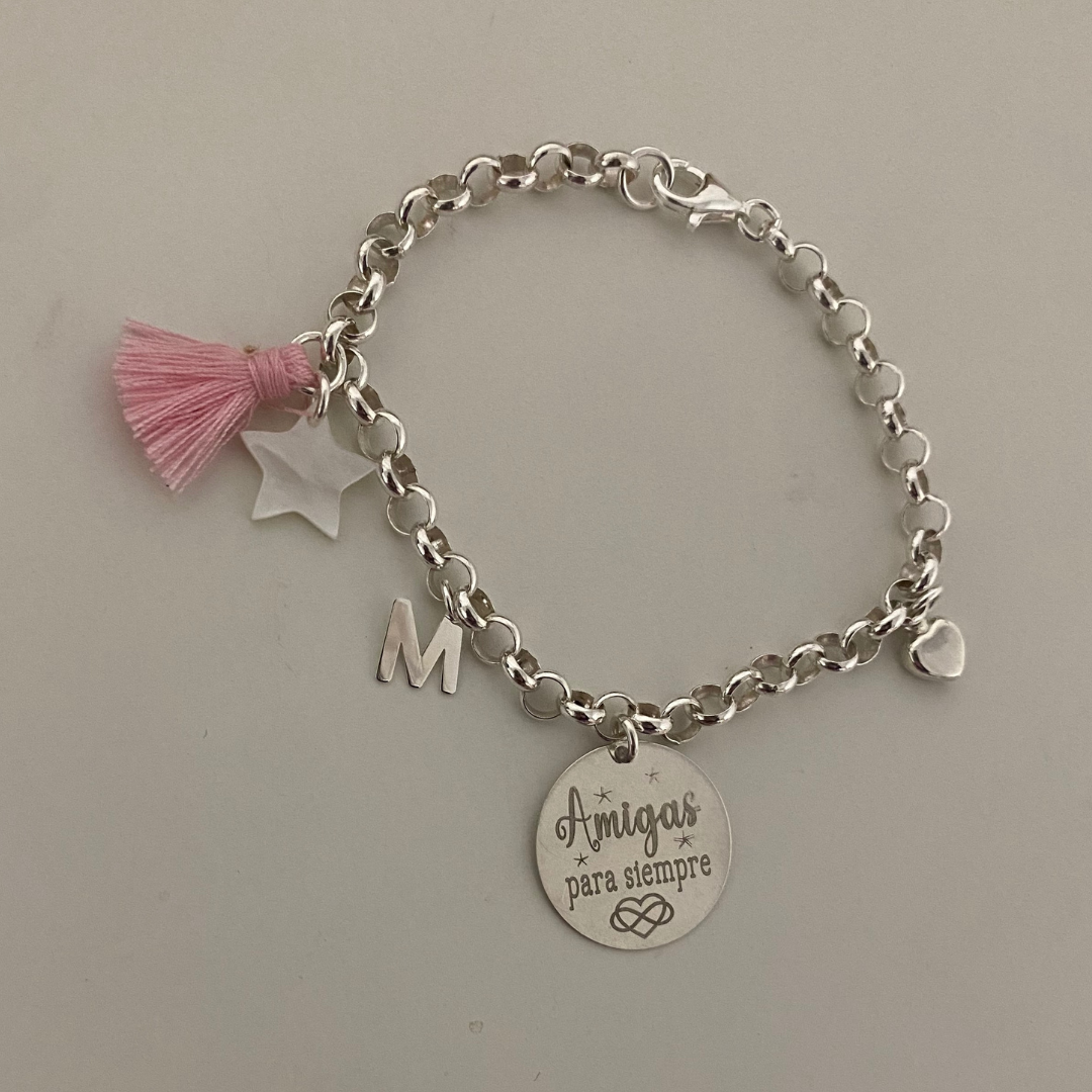 PULSERA JAZMÍN PLATA DE LEY