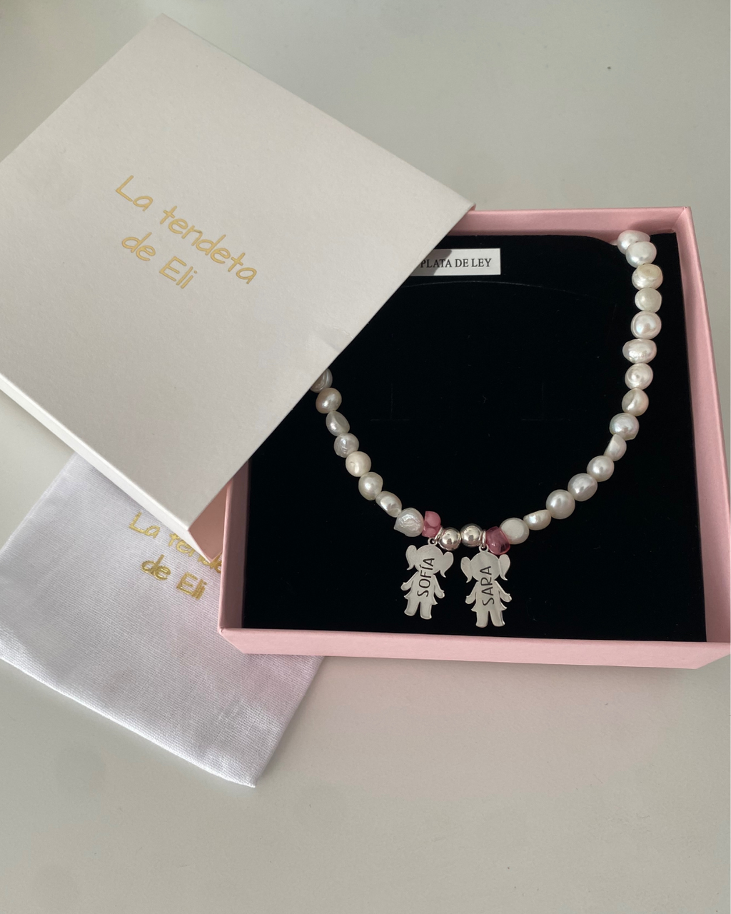 COLLAR PLATA DE LEY Y PERLAS