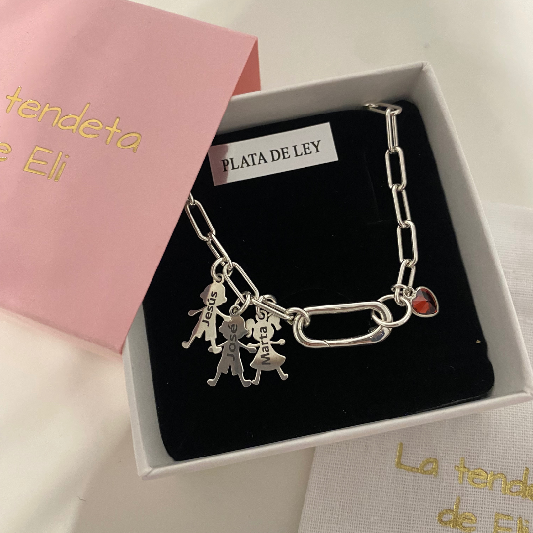 PULSERA CADENA PLATA DE LEY