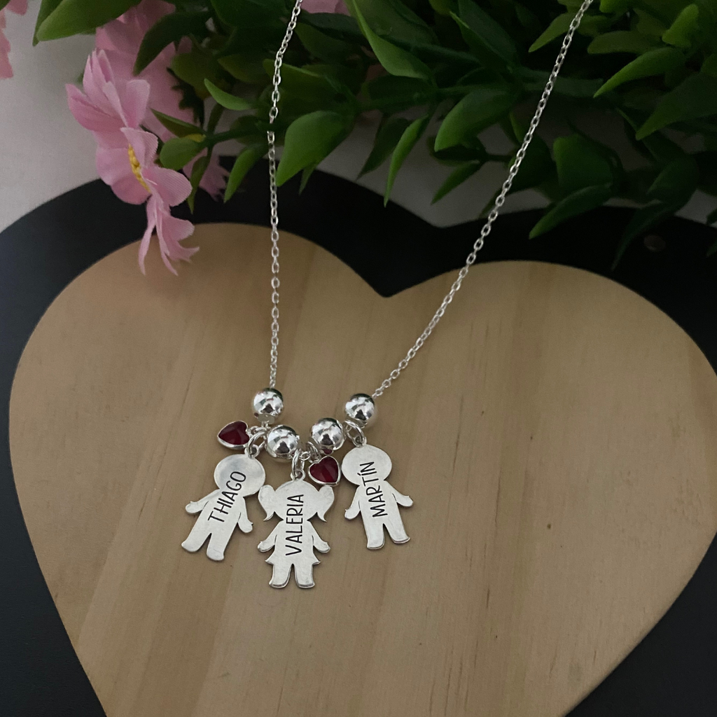 COLGANTE NIÑOS PLATA LEY