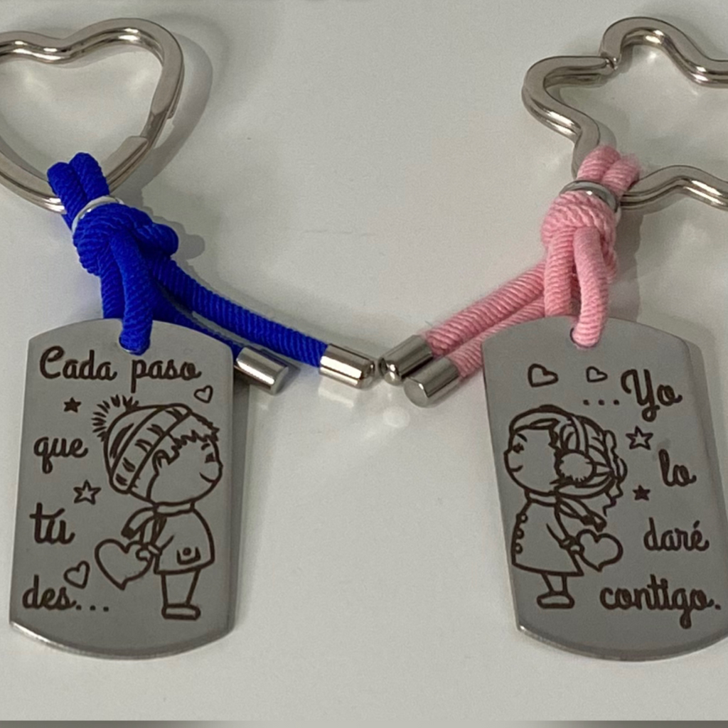 LLAVERO JUNTOS ACERO