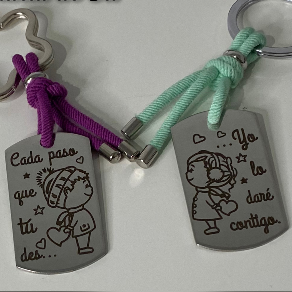 LLAVERO JUNTOS ACERO