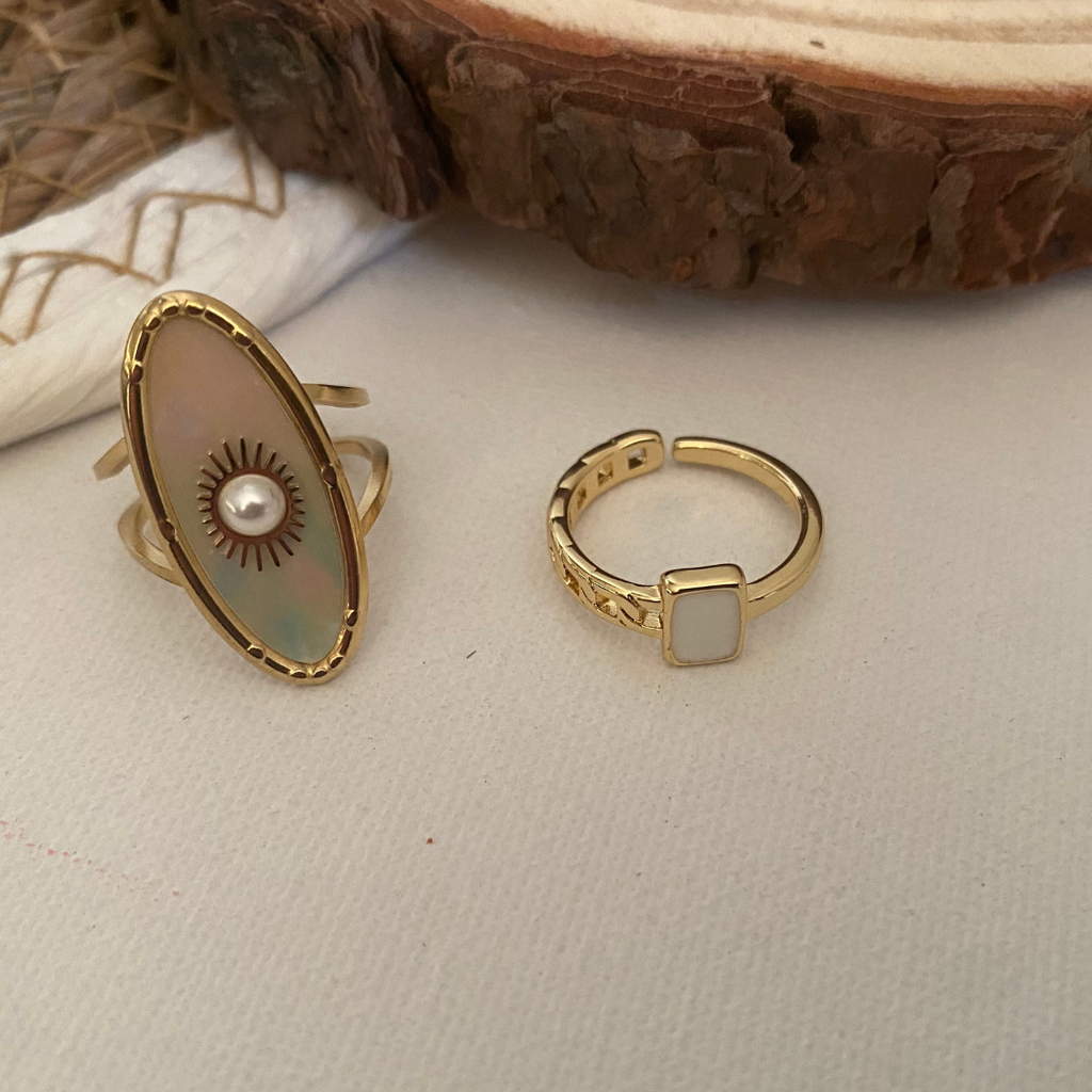 ANILLO MIXED ACERO
