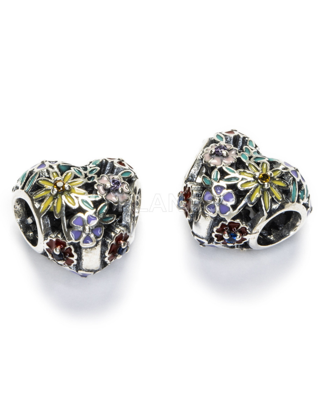 CORAZÓN ESMALTADO PLATA DE LEY