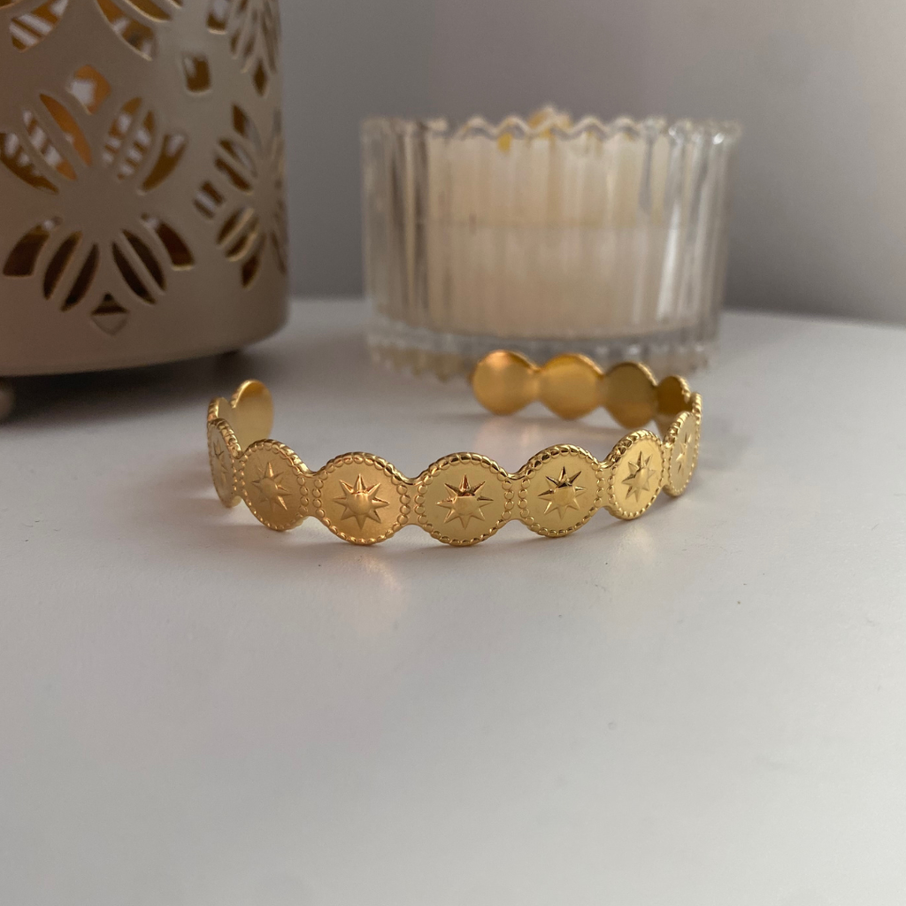 BRAZALETE ESTRELLAS ACERO