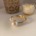 BRAZALETE MAXI PERLAS ACERO