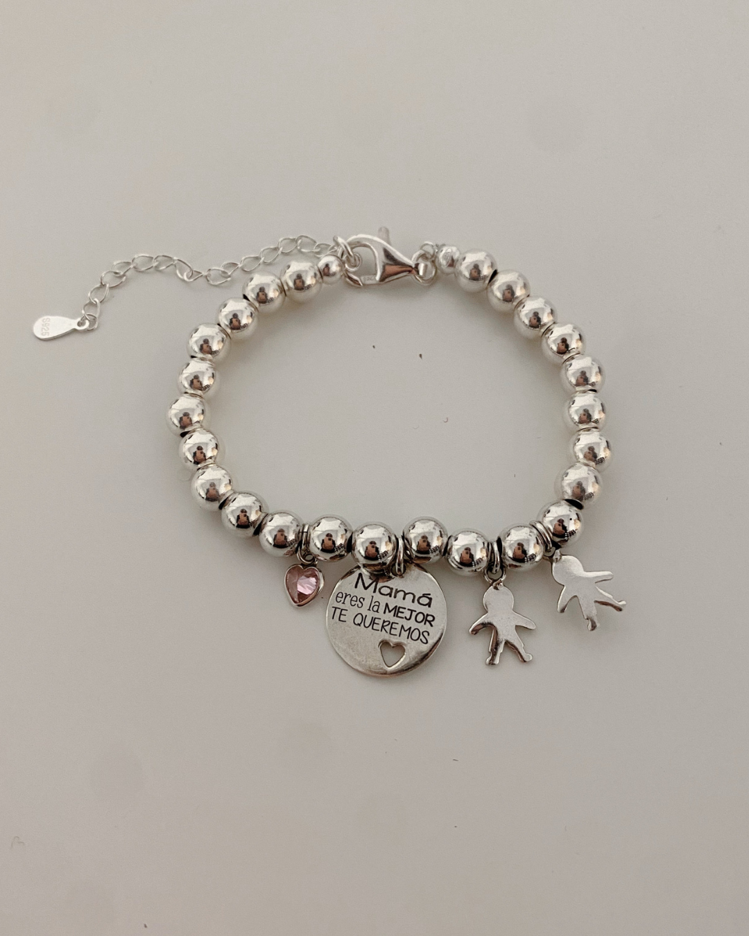 PULSERA BOLAS PERSONALIZADA COLGANTE NIÑOS