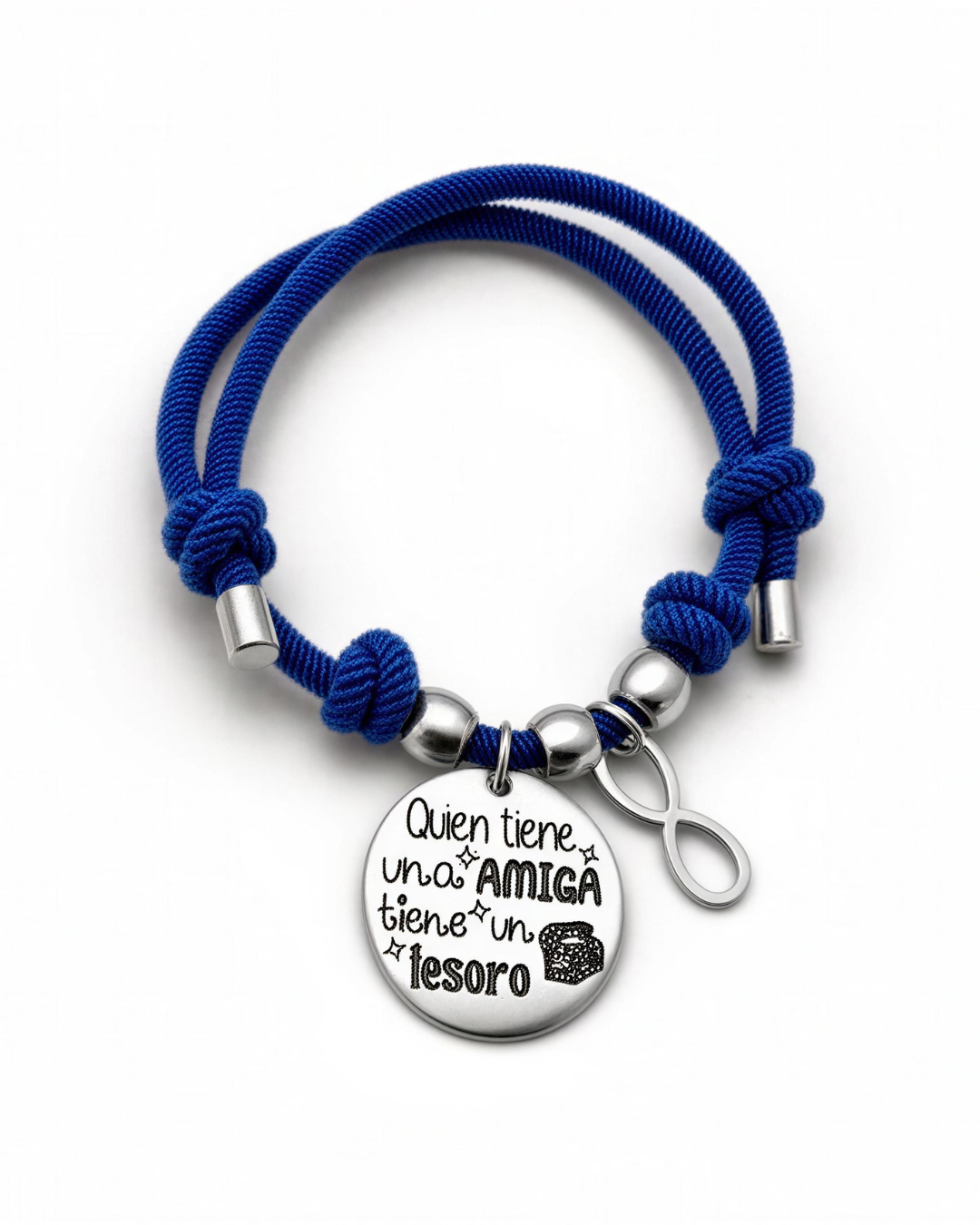 PULSERA ACERO GOMA PERSONALIZADA
