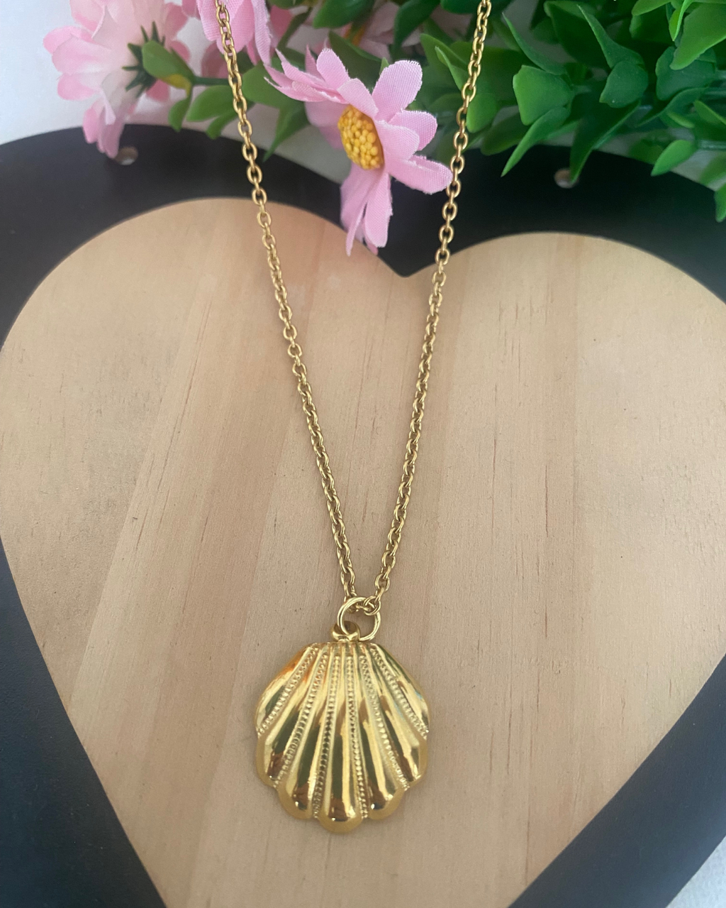 COLLAR CONCHA ACERO
