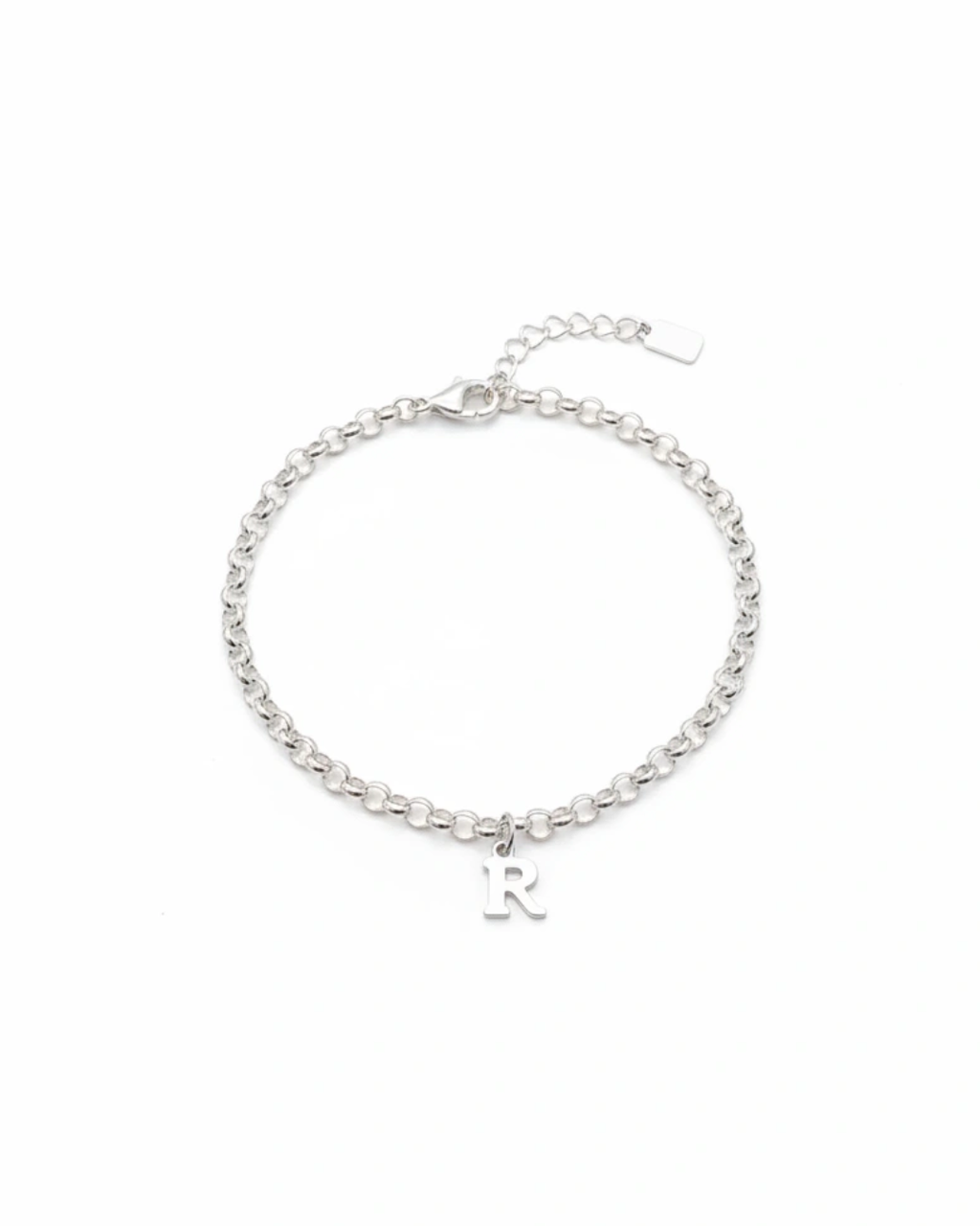 PULSERA LETRA PLATA DE LEY