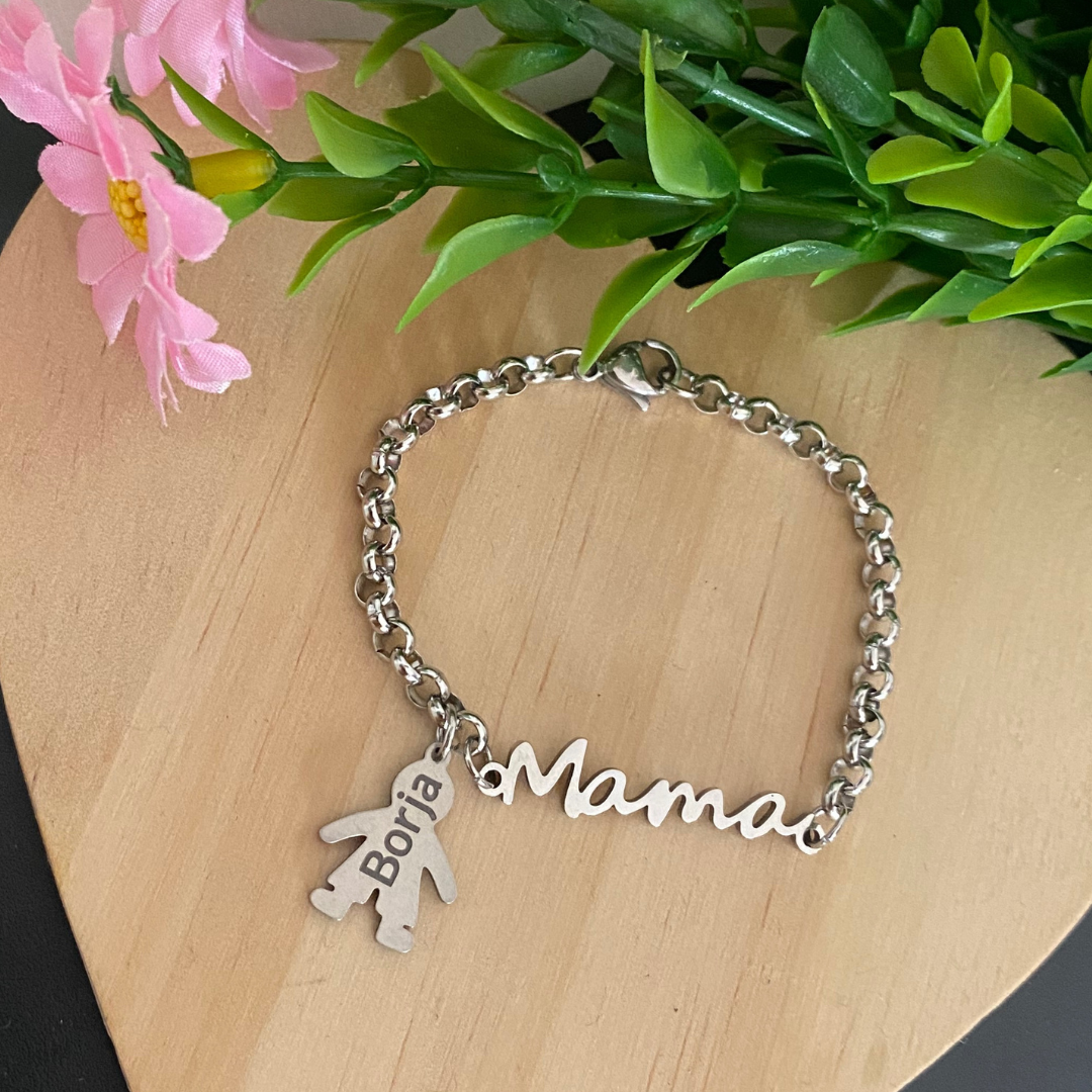 PULSERA MAMÁ SILUETA