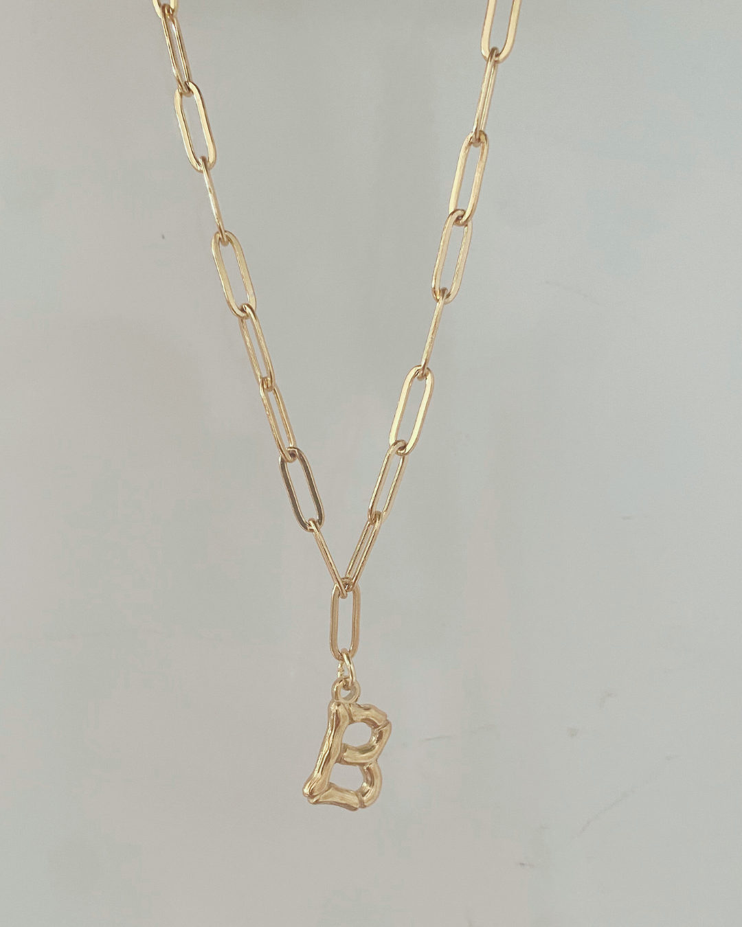 Collar Acero Letra