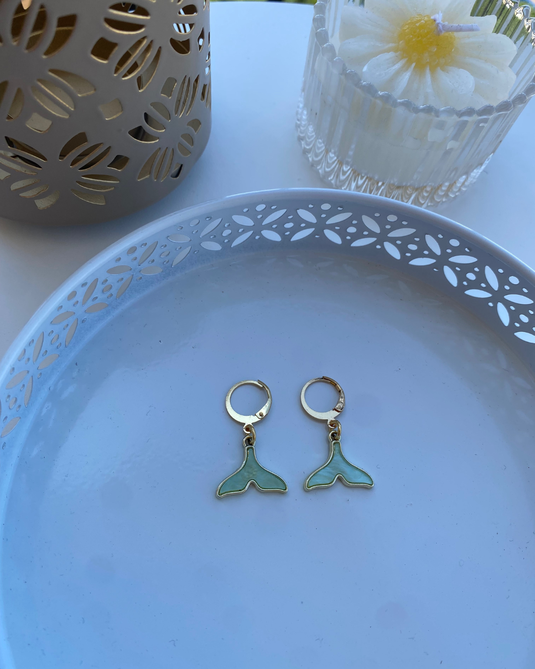 PENDIENTES COLA PEZ