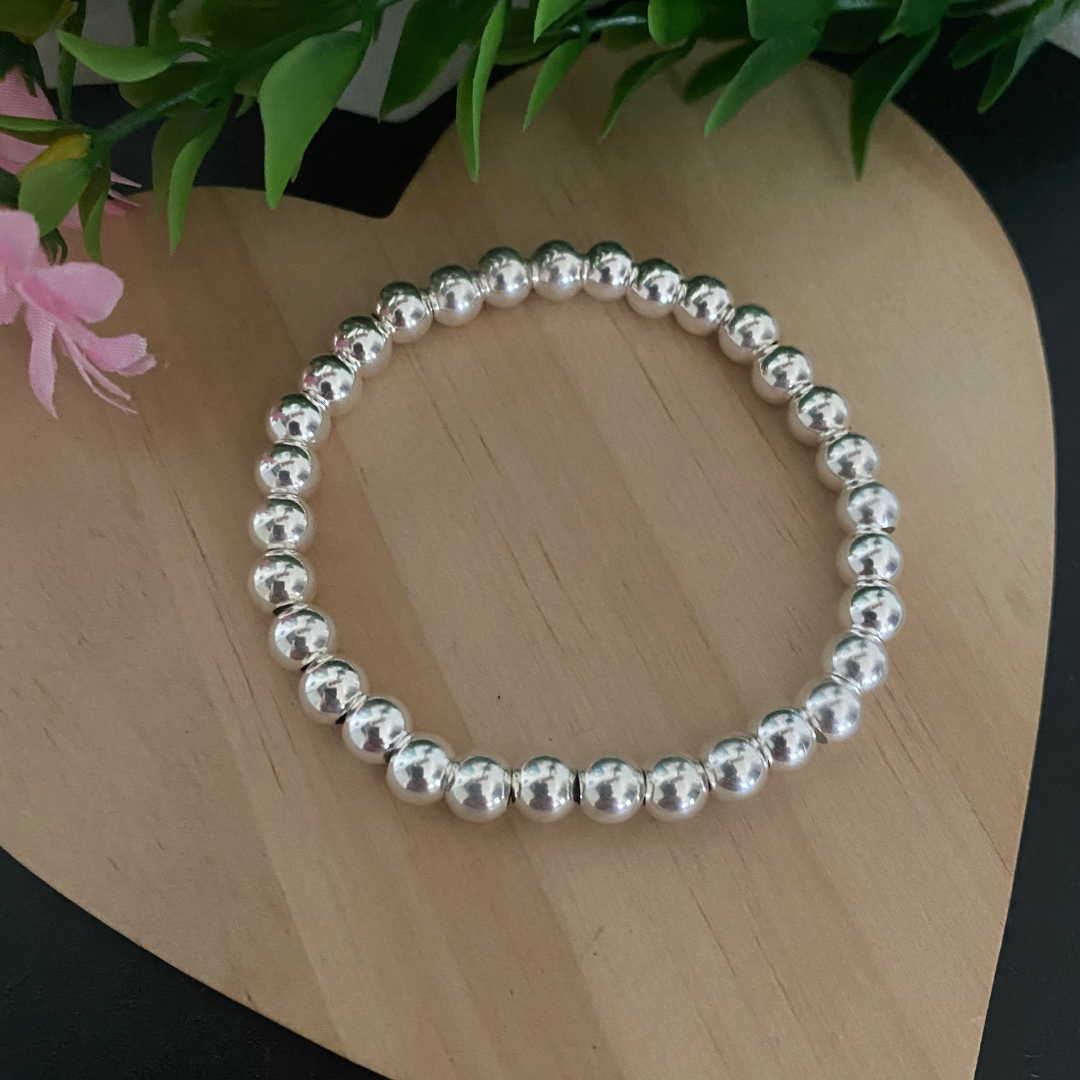 PULSERA BOLAS PLATA DE LEY