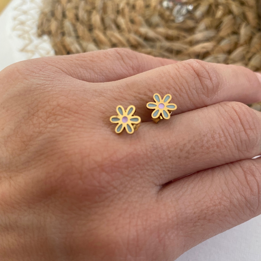 PENDIENTES FLOR