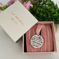 Lazo para Ramo con Medalla Personalizada - Acero
