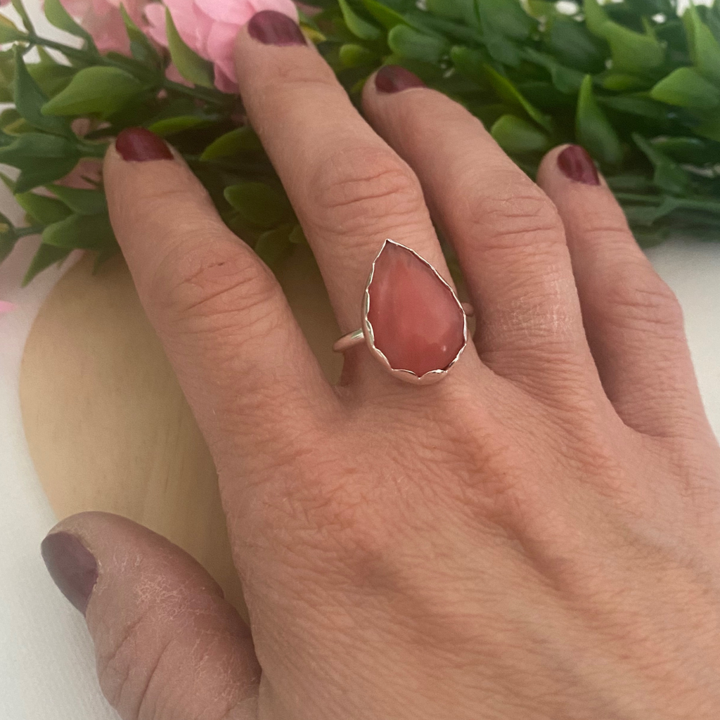 ANILLO GOTA CORAL