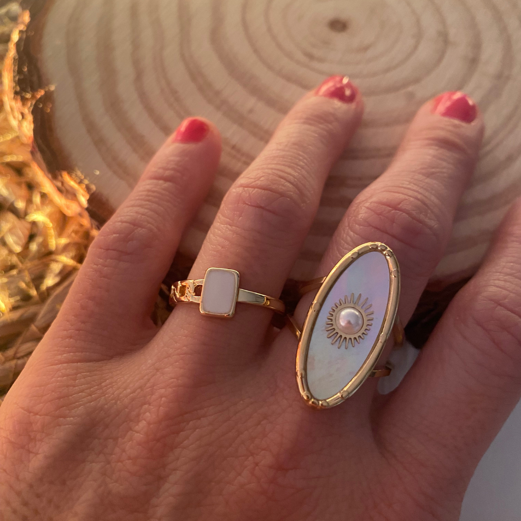 ANILLO MIXED ACERO