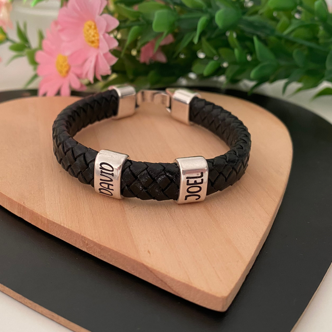 PULSERA CUERO HOMBRE