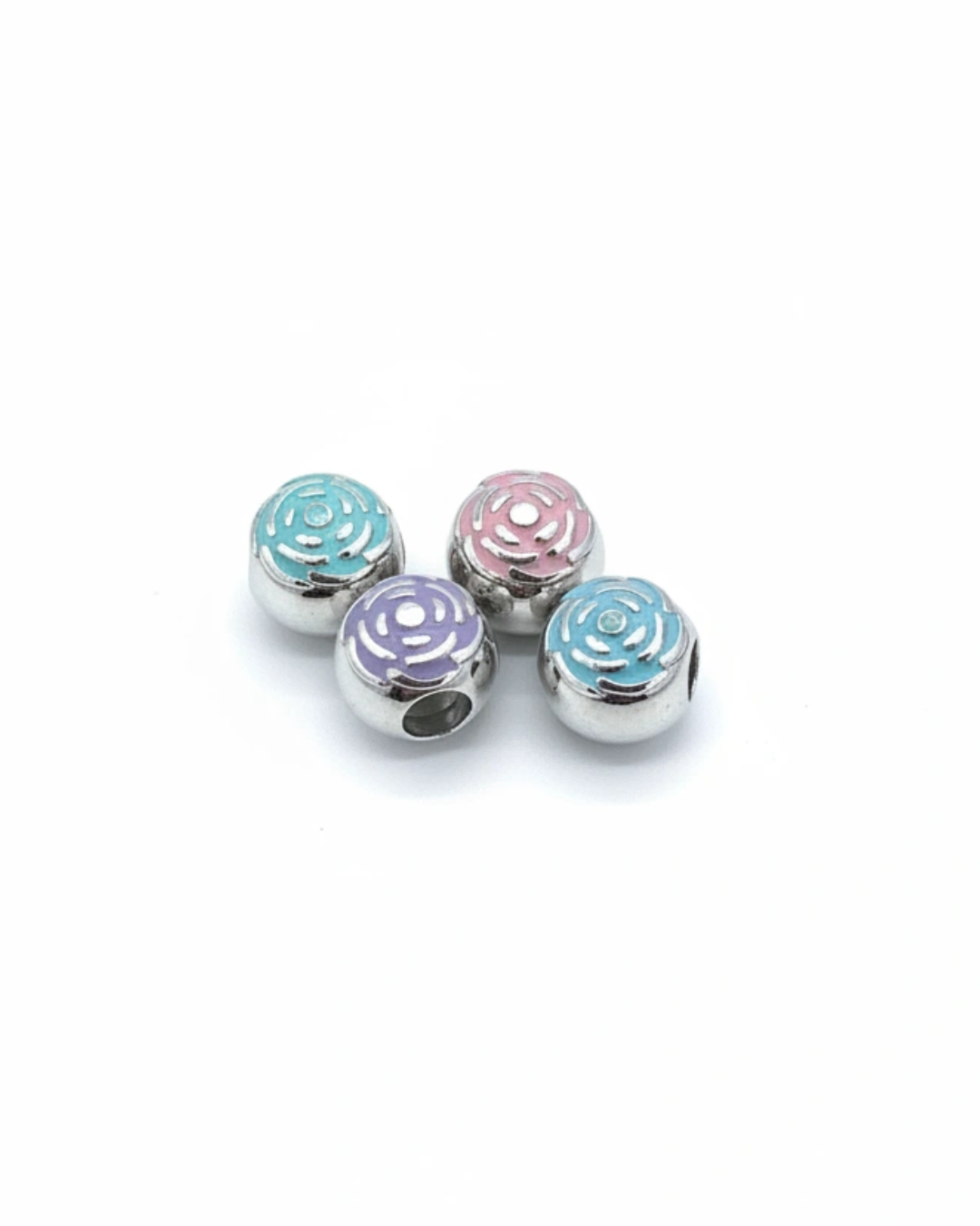 CHARM BOLA COLOR PLATA DE LEY