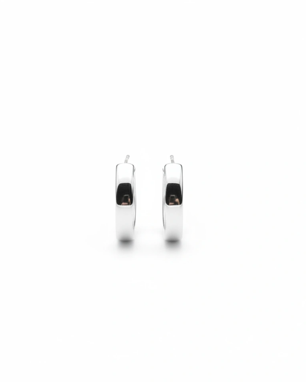 PENDIENTES ARO CUADRADOS PLATA DE LEY