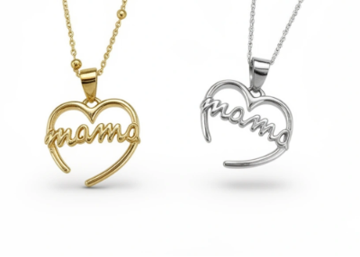 GARGANTILLA LOVE MAMA PLATA LEY