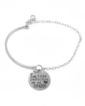 PULSERA MEDIA CAÑA PERSONALIZADA PLATA DE LEY