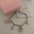 PULSERA SELMA BAÑO PLATA