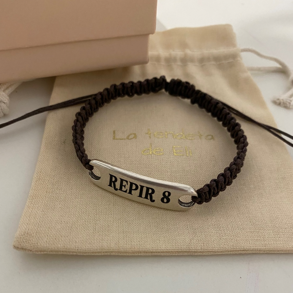 PULSERA ESCLAVA CORDÓN BAÑO PLATA