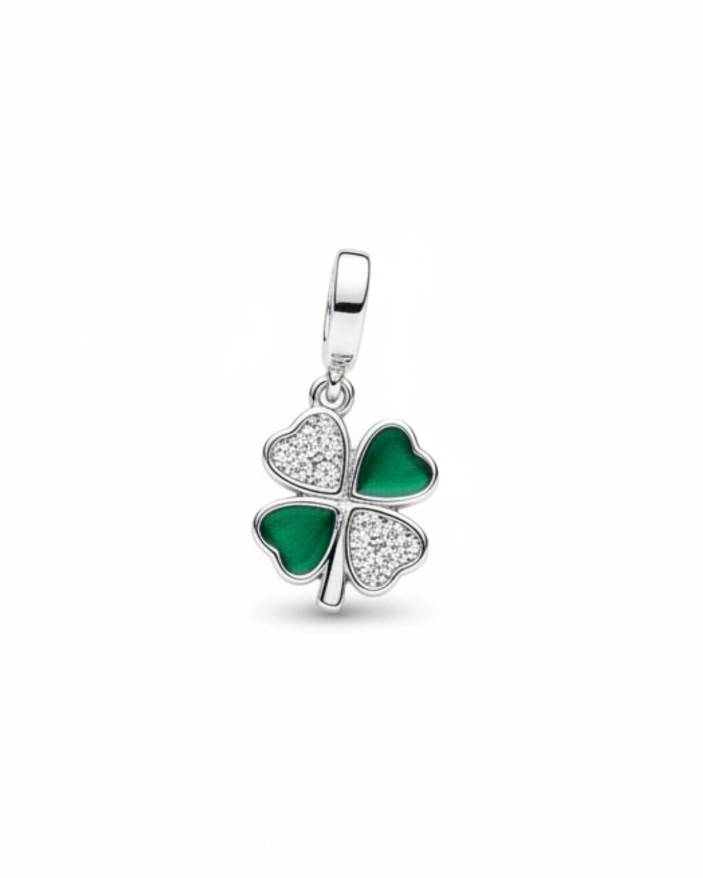 CHARM TRÉBOL PLATA DE LEY