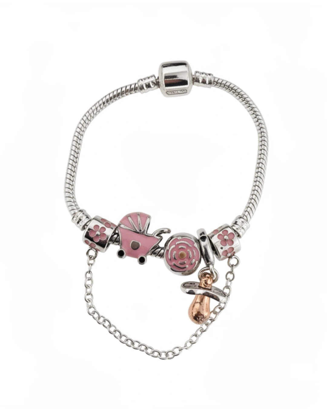 PULSERA "LOVE MUM" PLATA DE LEY