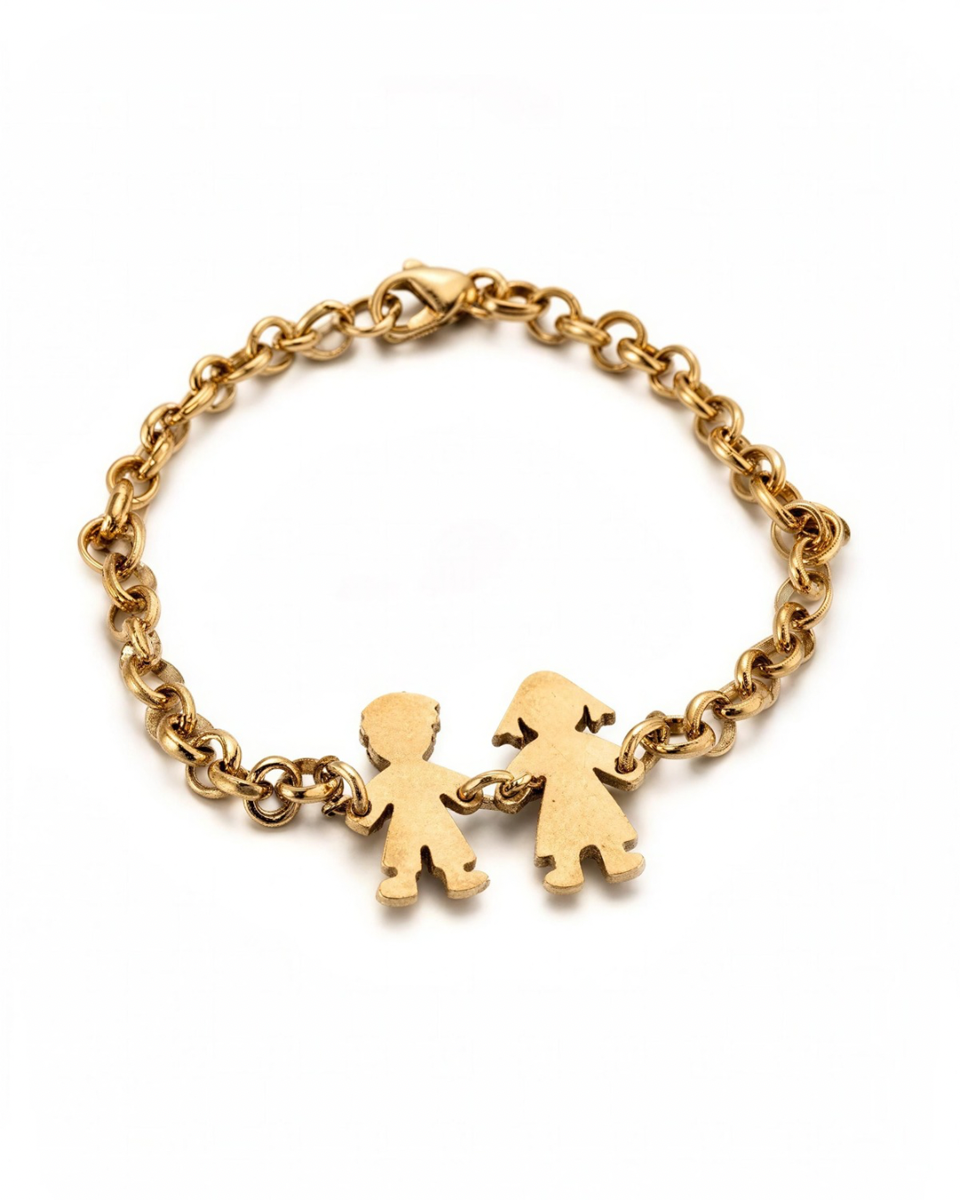 PULSERA NIÑOS ACERO BAÑO ORO