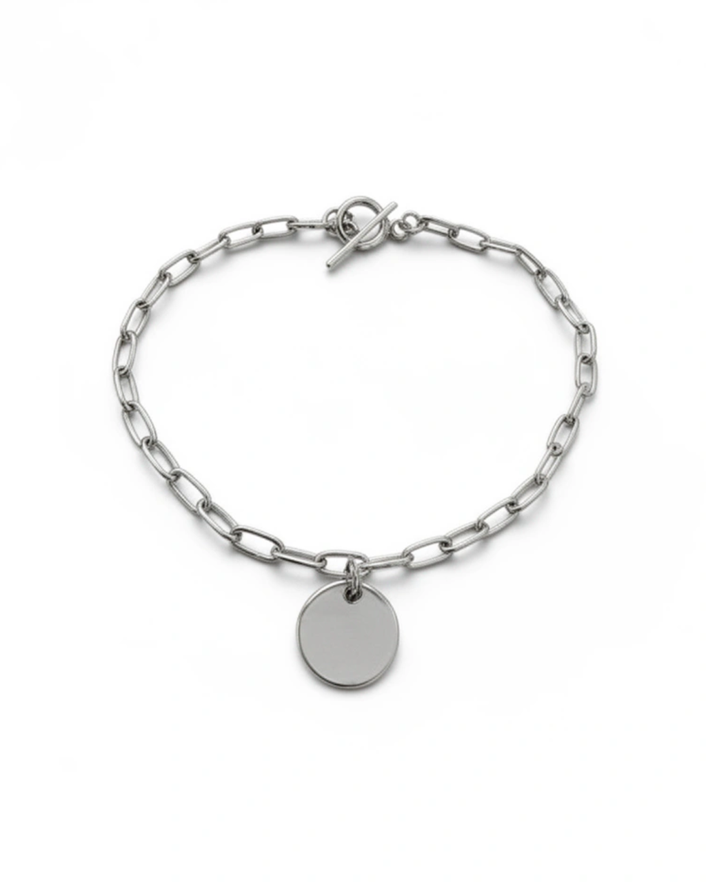 PULSERA CADENA PERSONALIZADA PLATA DE LEY
