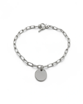 PULSERA CADENA PERSONALIZADA PLATA DE LEY