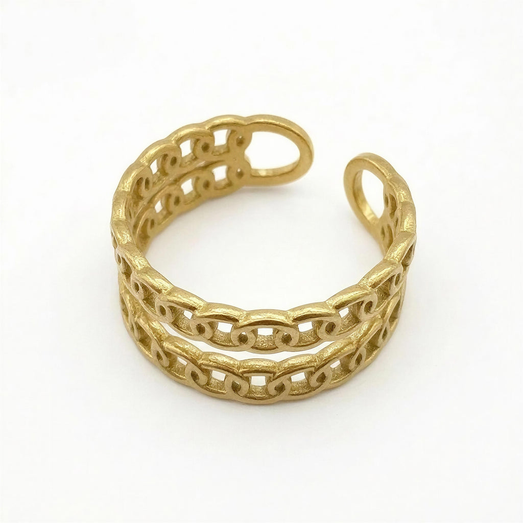 ANILLO DOBLE ACERO
