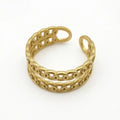 ANILLO DOBLE ACERO