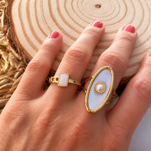 ANILLO MIXED ACERO
