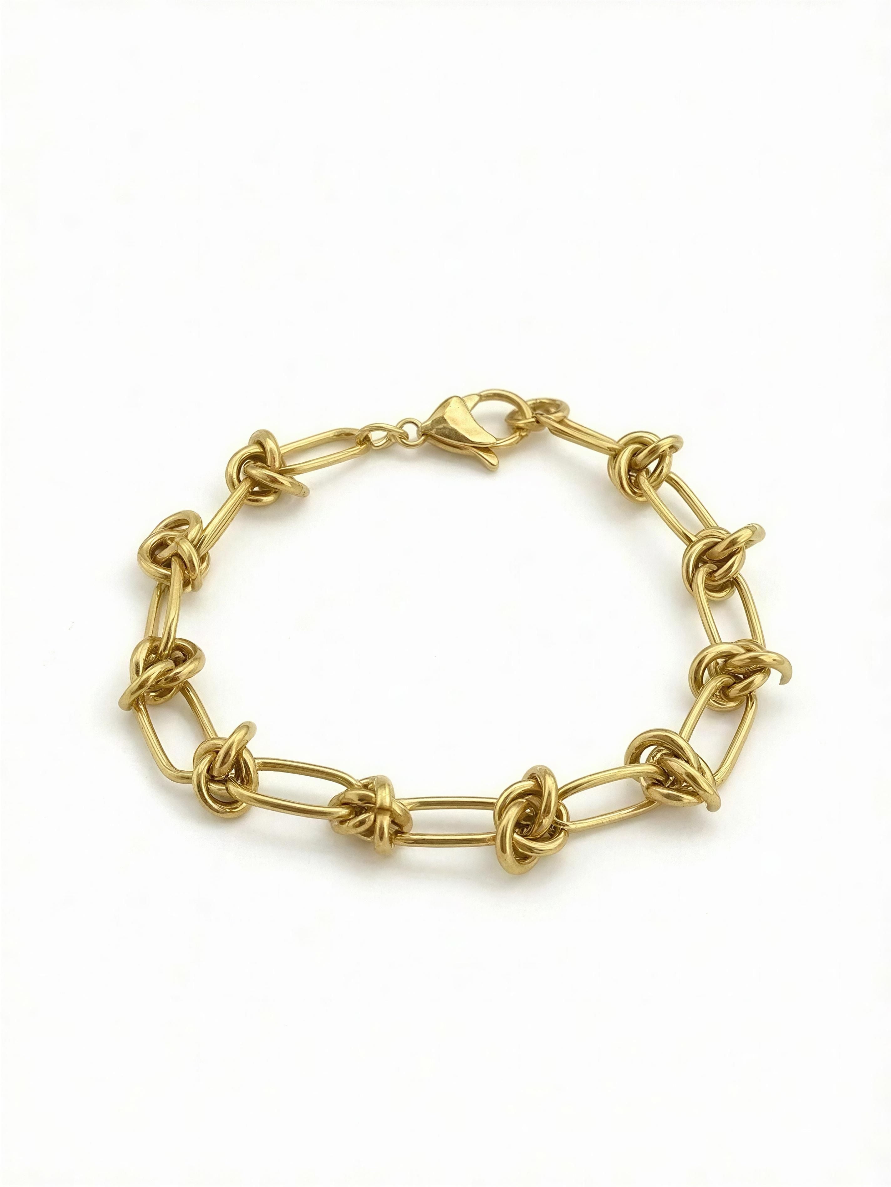 PULSERA NUDOS ACERO