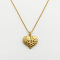 Collar Corazón Serpiente - Acero