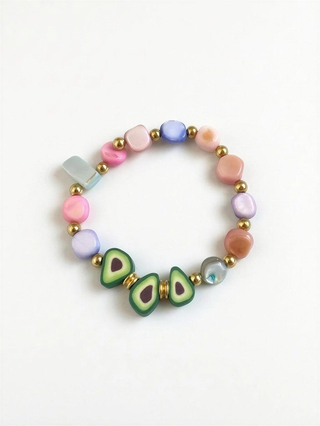 Pulsera Aguacate - Acero