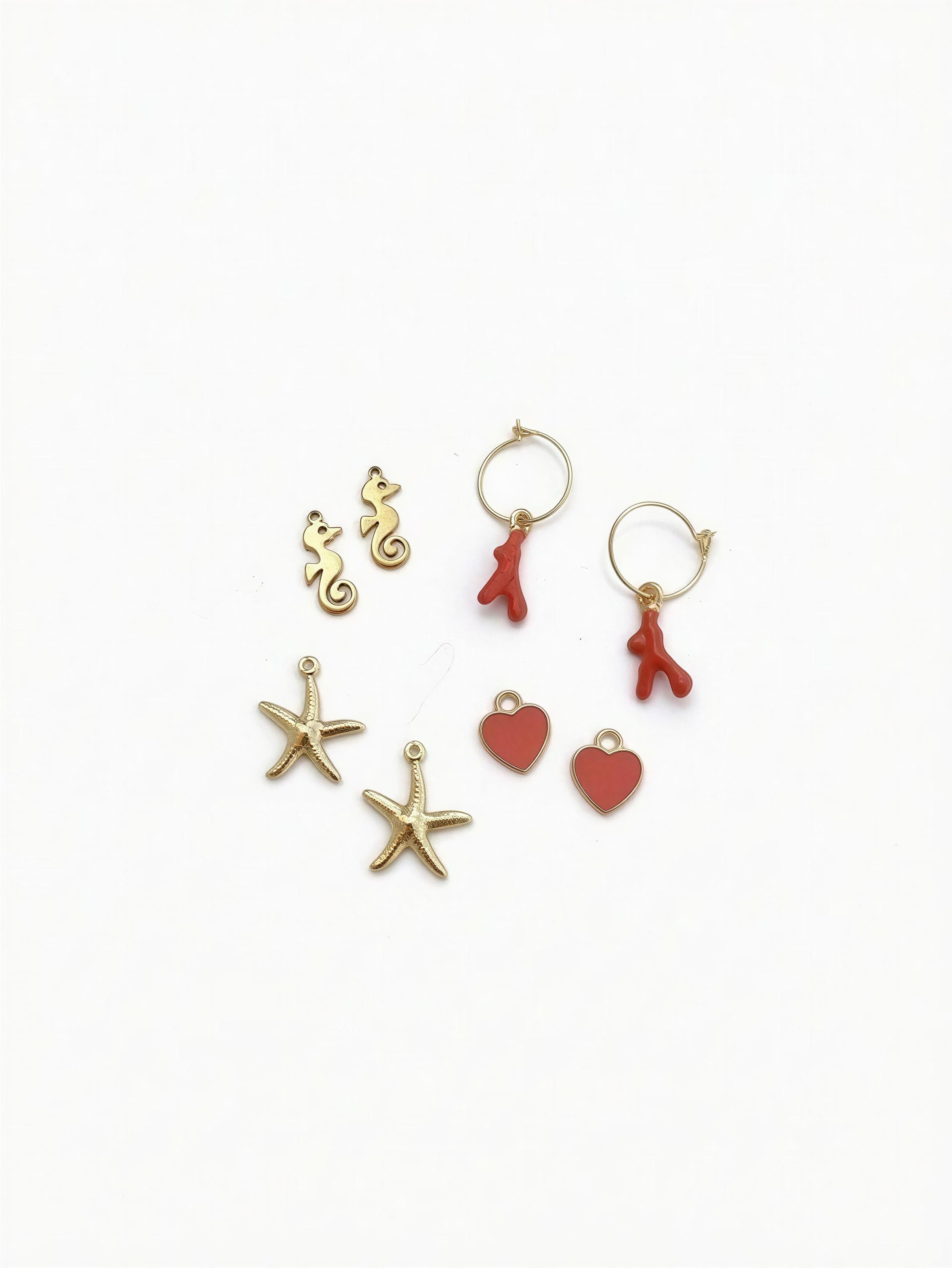 Pendientes Costa 4 en 1 - Acero